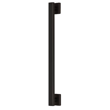 Speakman Rectangular Bar ADA Grab Bar, 27 L, Stainless Steel, Matte Black SA-2509-24-MB